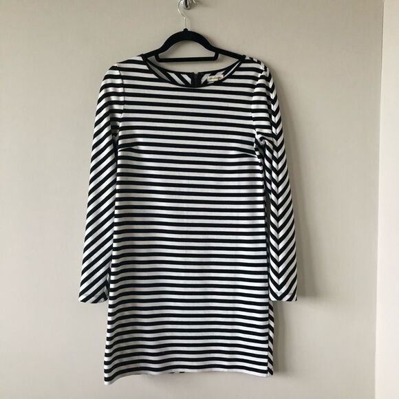 SILENCE & Noise Ponte Knit Stripe Dress - Picture 2 of 7